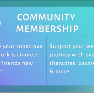 1 Year Conscious Kenya Community Membership to give you access to discounts on community events & selected wellness events & therapies